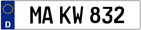 Truck License Plate